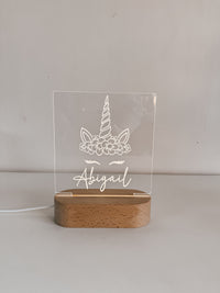 Engraved Night Light