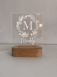 Engraved Night Light