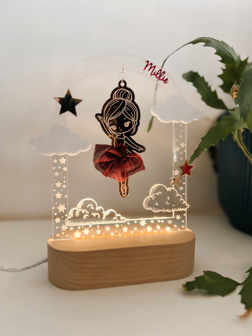 3D Ballerina Night light