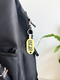 Small stencil bag tag