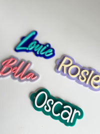 Acrylic Name Bag Tag