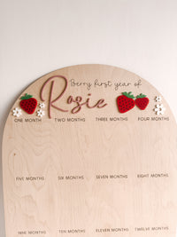 Berry First Photo Board