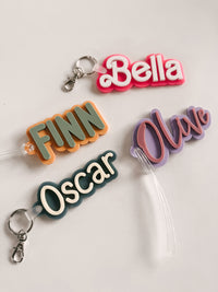 Acrylic Name Bag Tag
