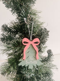 Bow Christmas Tree Ornament