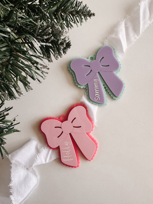 Christmas Bow Ornament