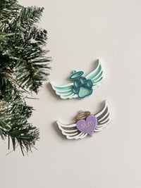 Angel wings ornament