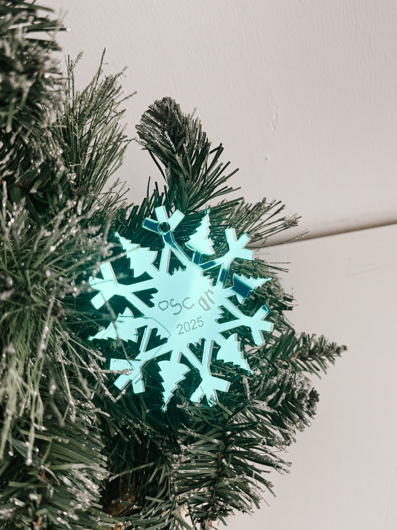 Handwritten Name Snowflake