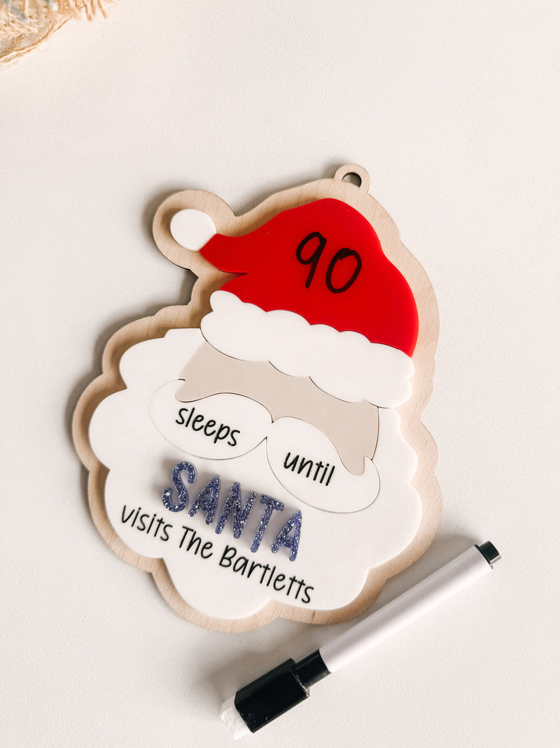 Santa Whiteboard Countdown