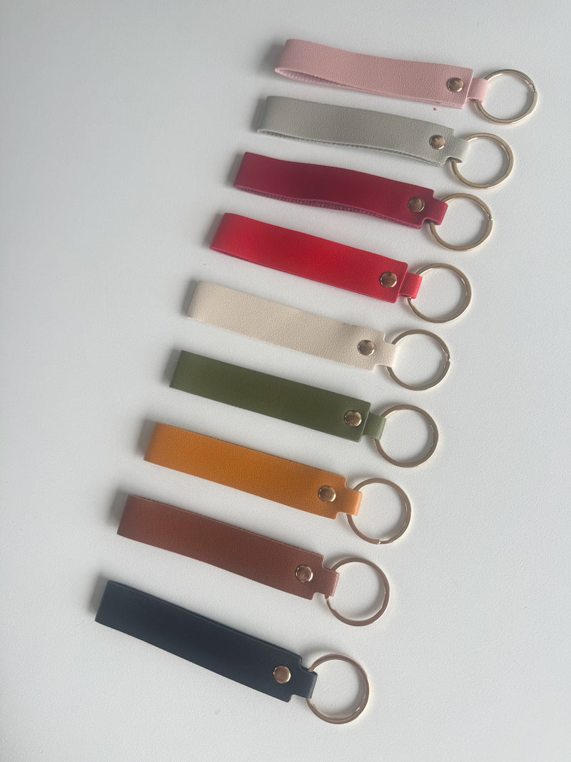 Leather Strap Keyring