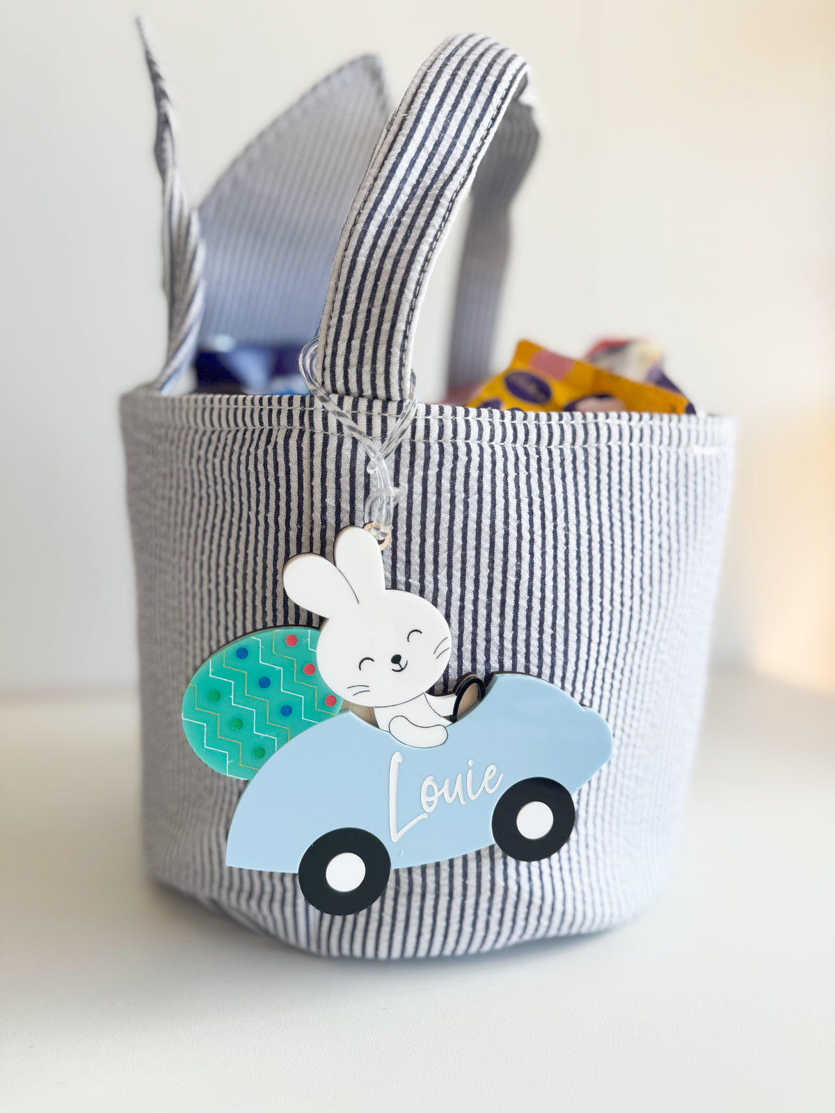 Easter Bunny Car Tag