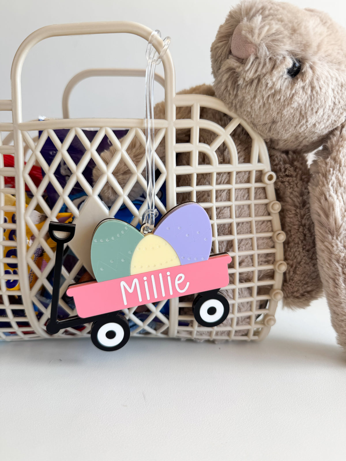 Easter Wagon Tag