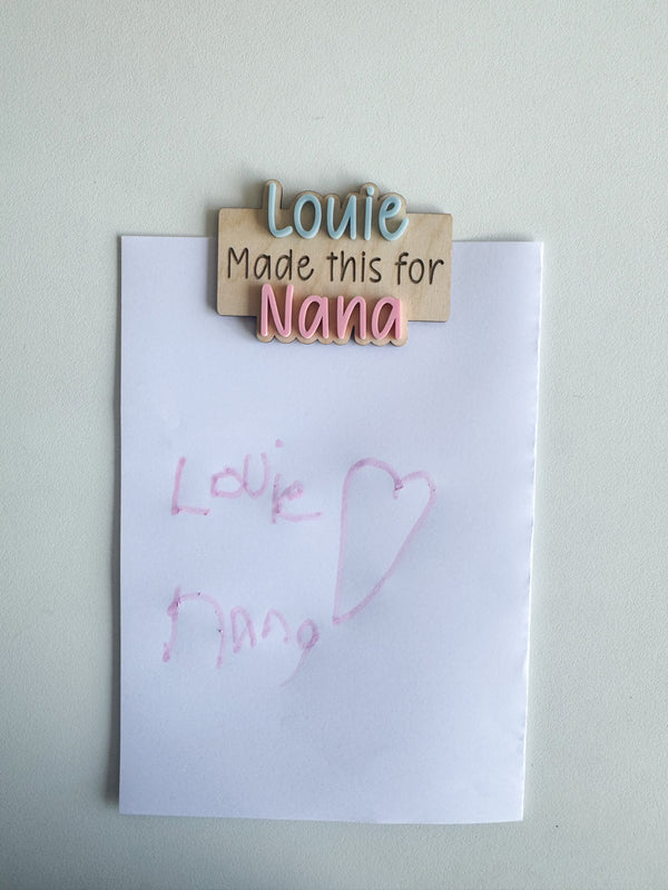 3D Made For fridge Magnet