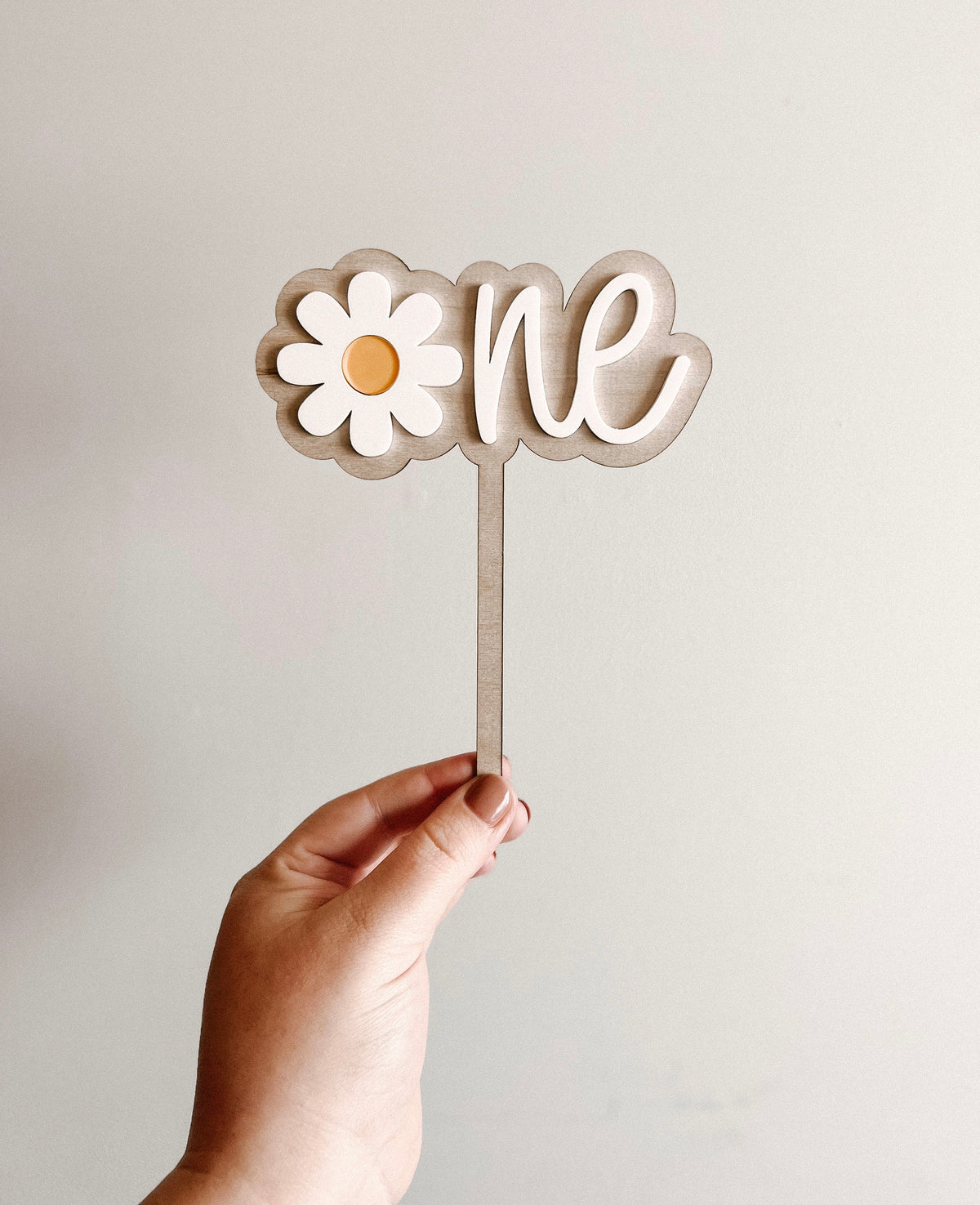 One Flower Cake Topper